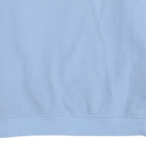 Additional view of Fila women’s light blue logo sweatshirt l cotton blend casual