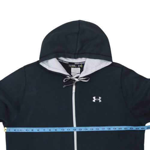 Under Armour Men's Black XL Full Zip Hoodie Water Resistant Sportswear