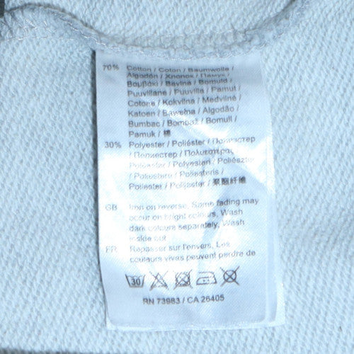 Additional view of Helly Hansen Men's Grey Graphic Crew Neck Pullover Sweatshirt, size S