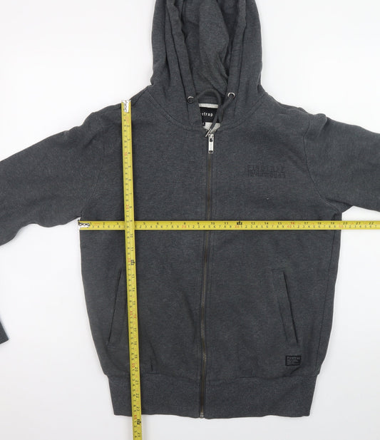 Firetrap Men's Grey Full Zip Hoodie XS Classic Fit