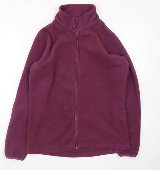 Peter Storm Women’s Purple Fleece Full Zip Jacket Size 12