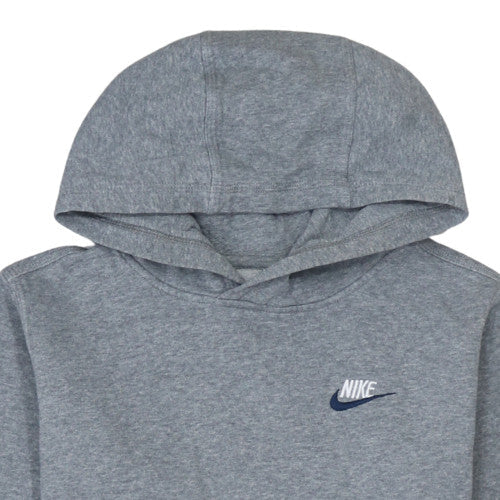 Additional view of Nike boys’ grey pullover hoodie xl 158-170cm fleece lined casual sweatshirt