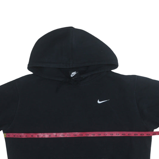 Nike Men's Black Pullover Hoodie L Logo Sports Fleece Sweatshirt