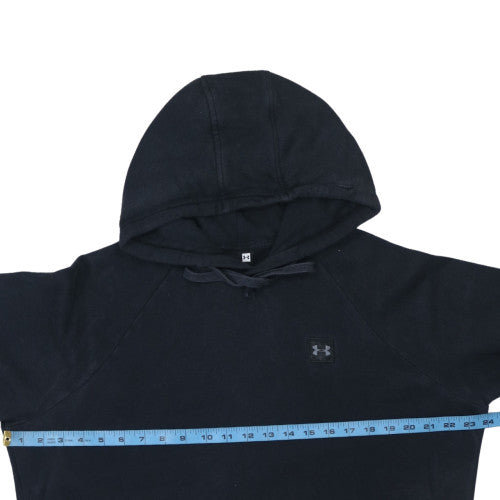 Under Armour Mens Black L Pullover Hoodie Fleece Regular Fit