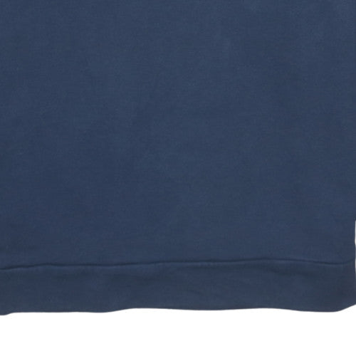Adidas Mens Navy Blue Crew Neck Long Sleeve Sweatshirt M