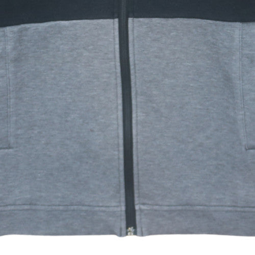 Additional view of The North Face boys’ black grey full zip hoodie, size L, fleece lined