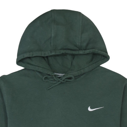 Nike Men's Green Pullover Hoodie M Cotton Blend Classic Fit