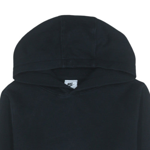 Additional view of Nike boys’ black pullover hoodie l logo fleece sweatshirt