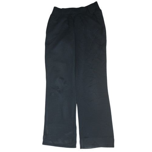 Under Armour Womens Black Semi-Fitted Track Pants Size S Polyester