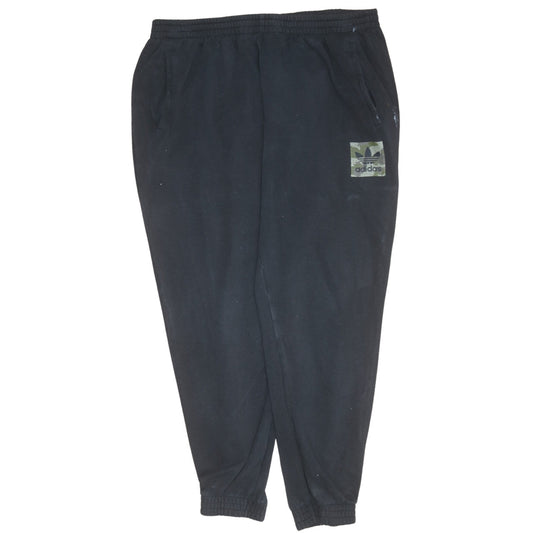 adidas Mens Black 2XL Jogger Sweatpants Fleece Activewear Trousers