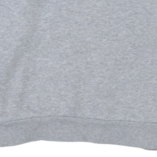 Adidas Men's Grey Crew Neck Pullover Sweatshirt Medium