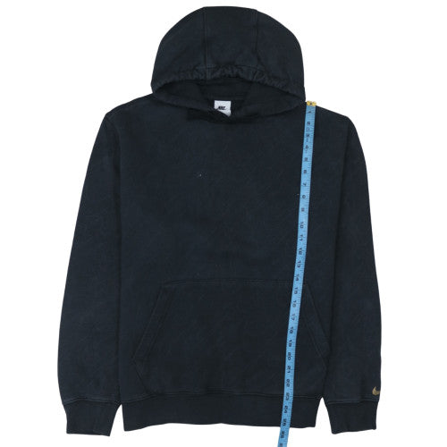 Nike Womens Black Pullover Hoodie L Cotton Blend Casual Sweatshirt