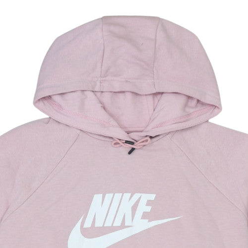 Nike Women’s Pink Pullover Hoodie XL Cotton Logo Casual Sweatshirt