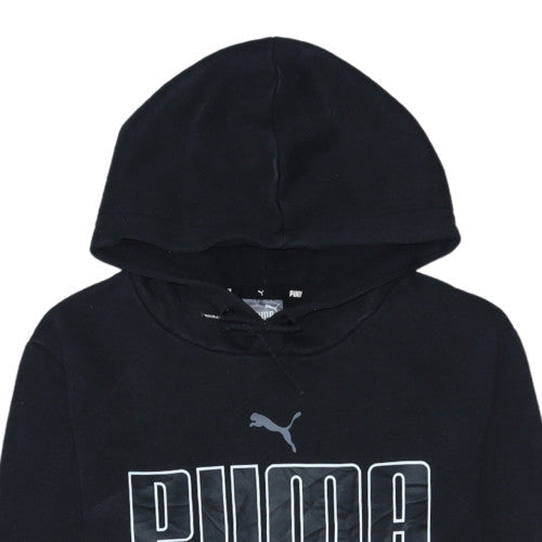 Additional view of Puma Men's Black Pullover Hoodie Sweatshirt, size S, Regular Fit