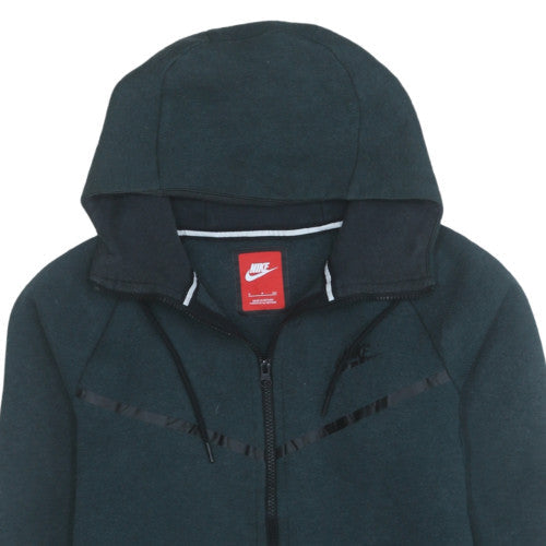 Nike Men’s Black Full Zip Hoodie Sweatshirt Size S Cotton Blend