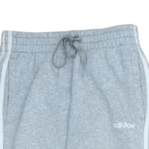 Additional view of Adidas women’s grey xs jogger sweatpants with drawstring waist