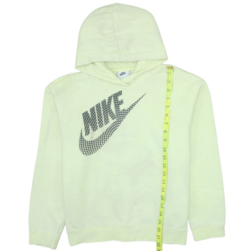 Nike Men's Beige XL Pullover Hoodie with Graphic Logo