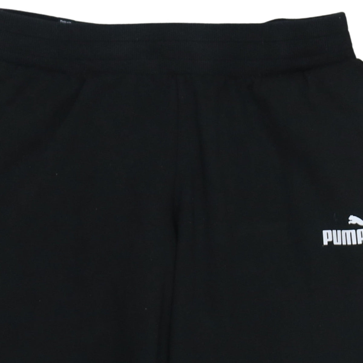 Additional view of Puma Men's Black Fleece Jogger Sweatpants Medium Regular Fit