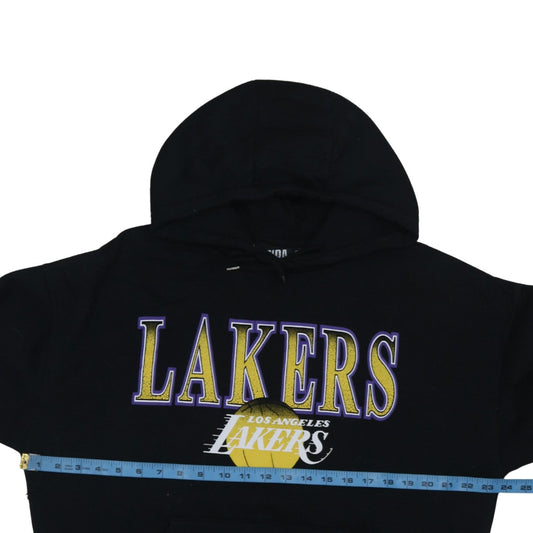 NBA Los Angeles Lakers Womens Black XS Pullover Hoodie Cotton Blend