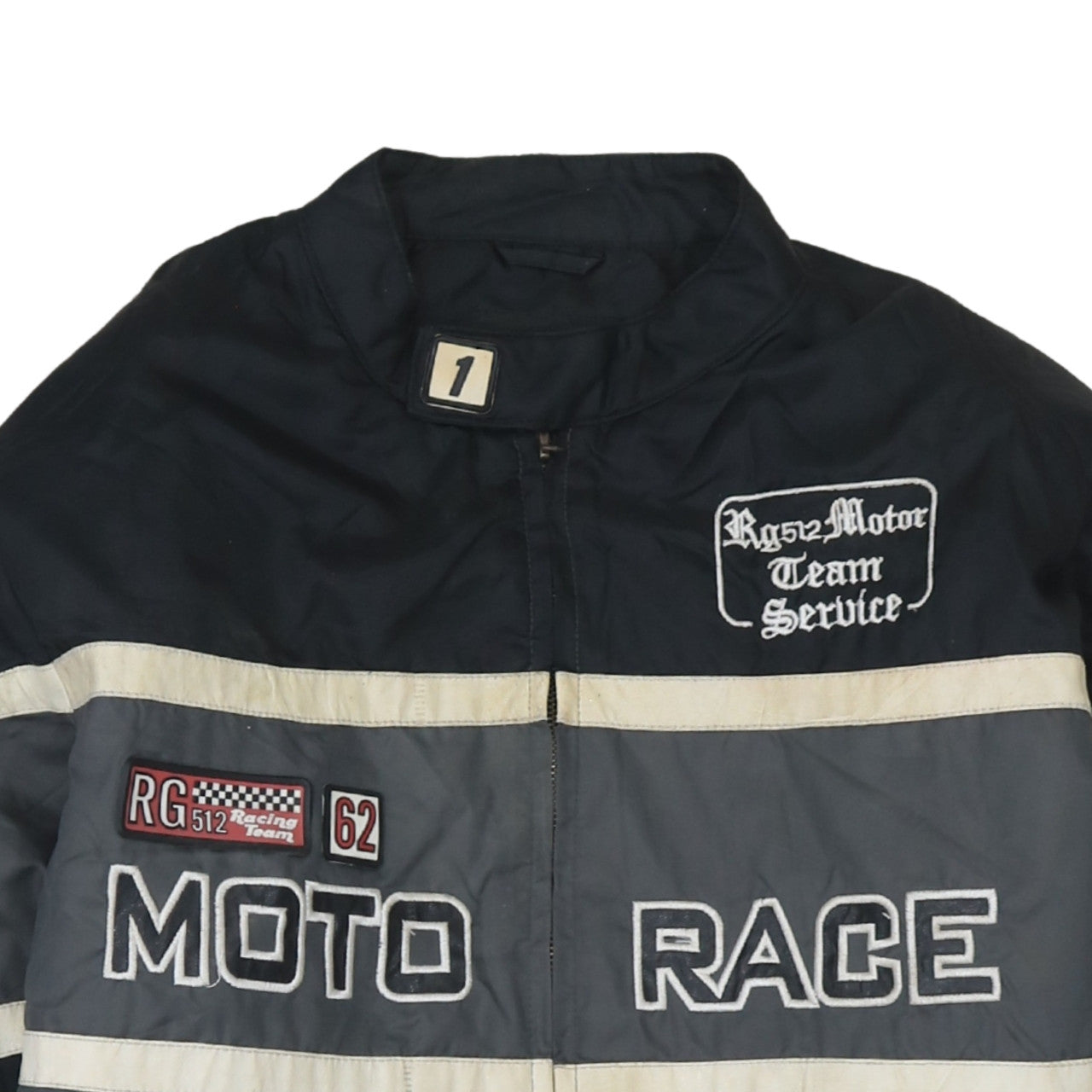 RG 512 Women's Grey Motorcycle Jacket Size 14 Racing Style