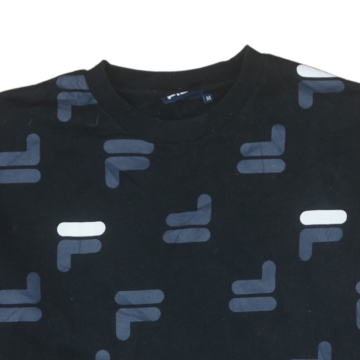 Additional view of Fila Women's Black Graphic Print Pullover Sweatshirt, size M