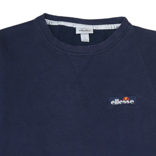 Additional view of Ellesse Men's Blue Crew Neck Pullover Sweatshirt L