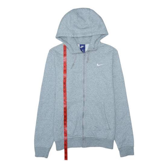 Nike Men's Grey Full Zip Hoodie Size M Sportswear Sweatshirt