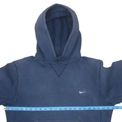 Nike Men's Blue Pullover Hoodie M Regular Fit Fleece Sweatshirt