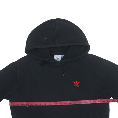 Adidas Mens Black Hoodie Medium Pullover Cotton Blend Primegreen