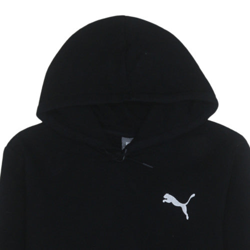 Additional view of Puma Men's Black Pullover Hoodie Medium Regular Fit Fleece