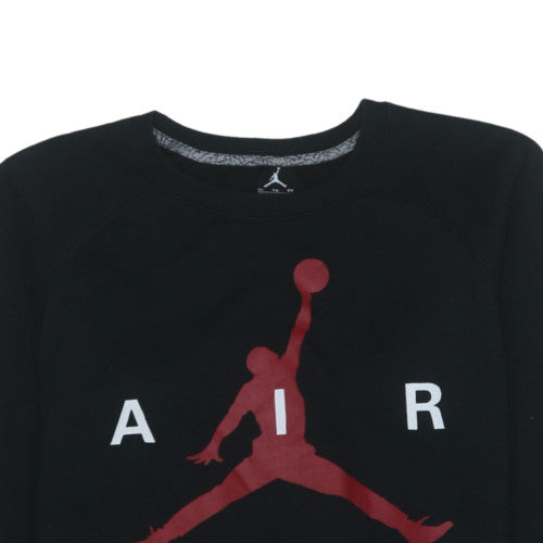 Additional view of Nike boys’ black xl pullover fleece sweatshirt with air logo