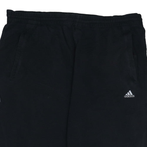 Adidas Men's Black Regular Fit Sweatpants Size L