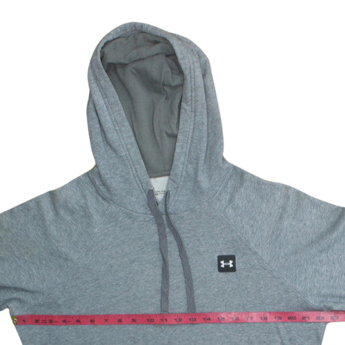 Under Armour Men’s Grey Pullover Hoodie Small Relaxed Fit Sportswear
