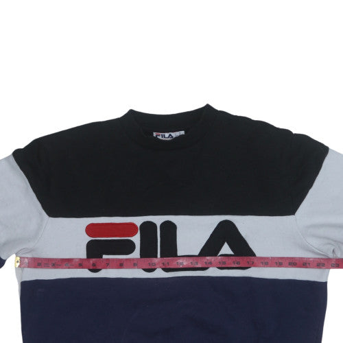 FILA Mens Multicoloured Medium Crew Neck Pullover Sweatshirt