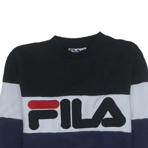 Additional view of Fila men’s multicoloured medium crew neck pullover sweatshirt