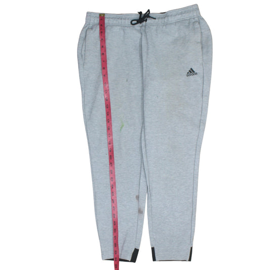 Adidas Men’s Grey Jogger Activewear Trousers Size M Regular Fit