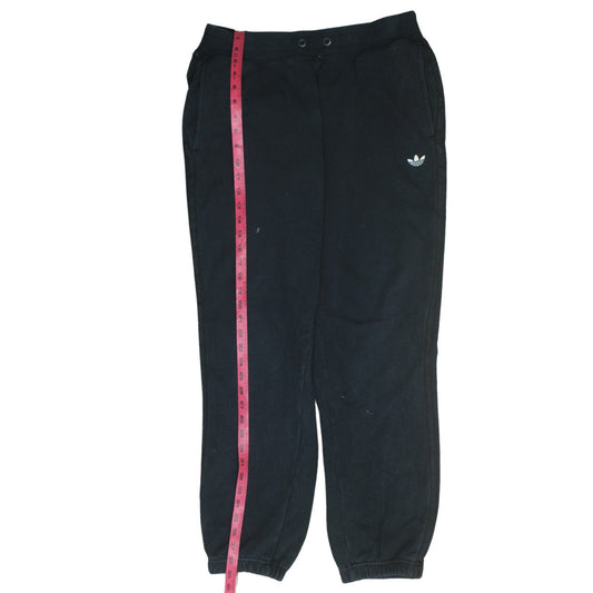 Adidas Men's Black Jogger Trousers L Fleece Regular Fit Activewear