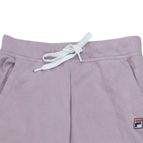 Additional view of Fila women’s pink jogger trousers, size S, regular fit fleece activewear