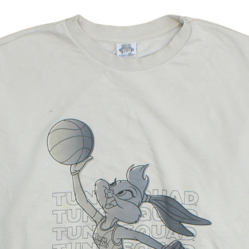 George Women’s Beige Space Jam Tune Squad Sweatshirt L 16-18