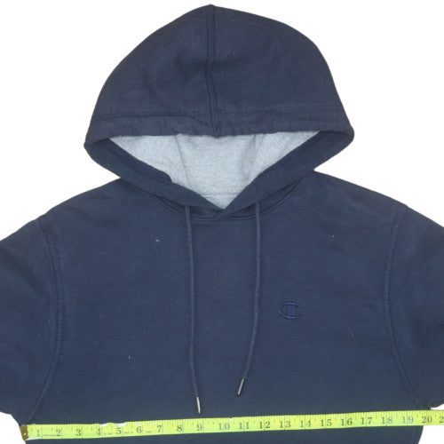 Champion Men's Blue Pullover Hoodie Size S Fleece Regular Fit