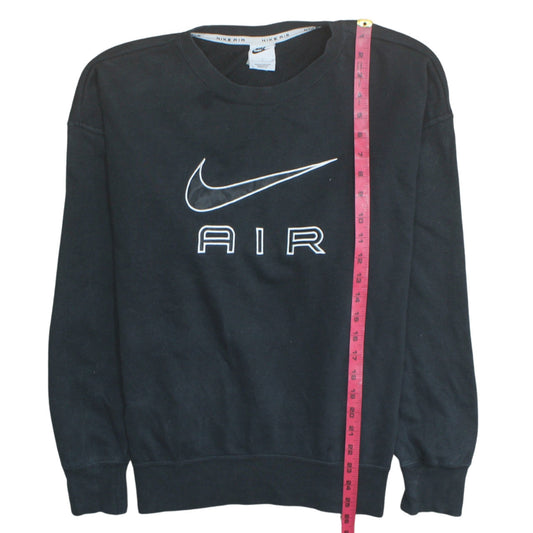 Nike Men's Black Air Crew Neck Pullover Sweatshirt Size S