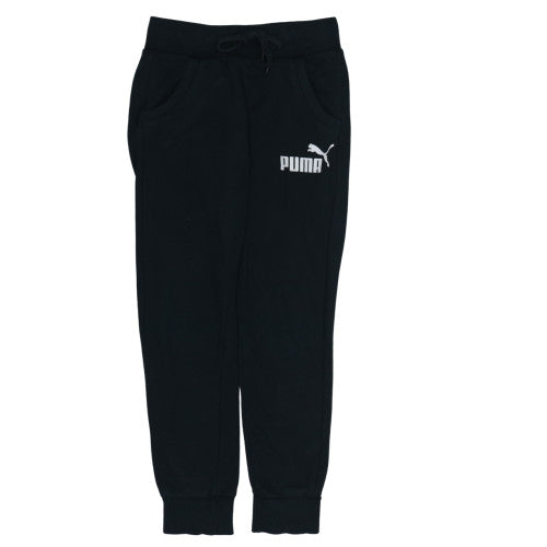Puma Women's Black Jogger Trousers Size 10 Cotton Blend