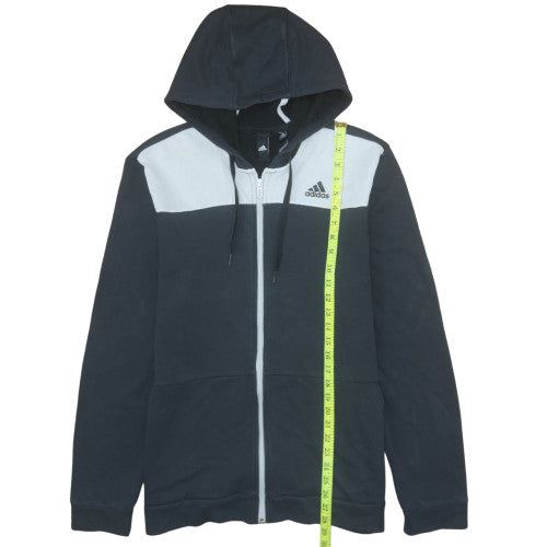 Adidas Men’s Black Full Zip Hooded Sweatshirt Size L