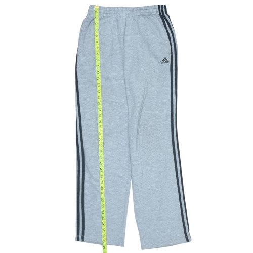 Adidas Men Grey Track Pants Size S Regular Fit Performance Essentials