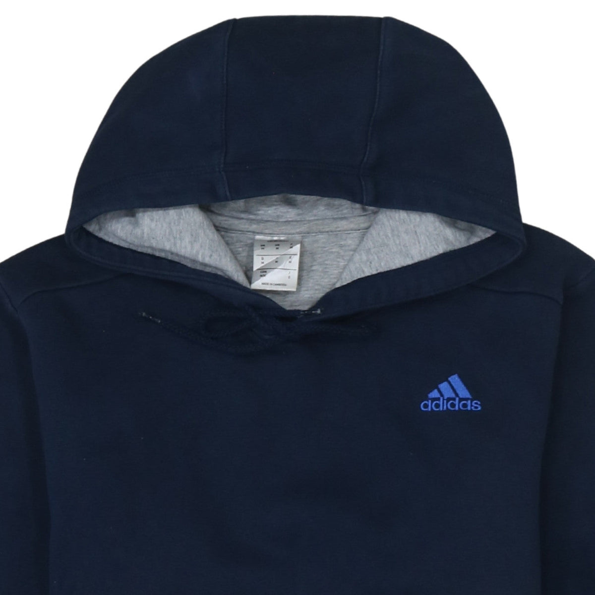 Additional view of Adidas Men Blue Pullover Hoodie M Sports Fleece Sweatshirt