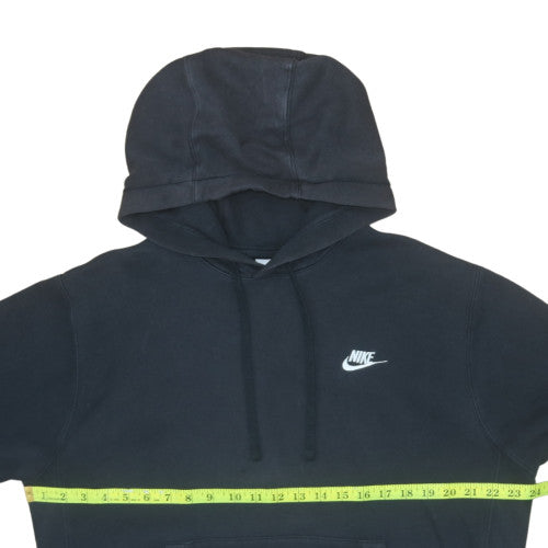 Nike Men's Black Pullover Hoodie M Regular Fit Fleece Sweatshirt