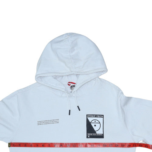 The North Face Men's White Steep Tech Pullover Hoodie M
