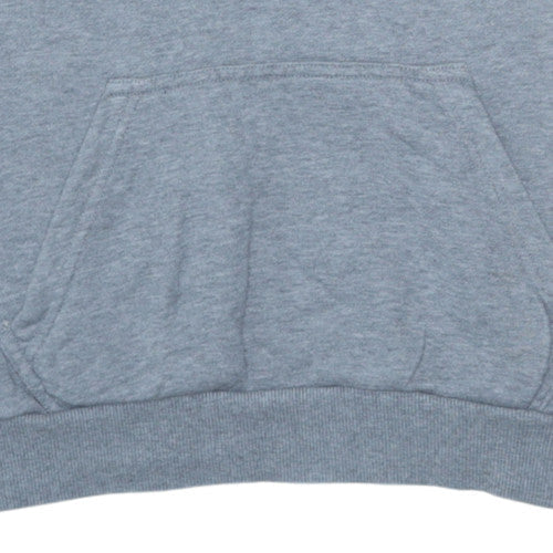 Additional view of Adidas Men's Grey Pullover Hoodie, size M, Regular Fit Sports