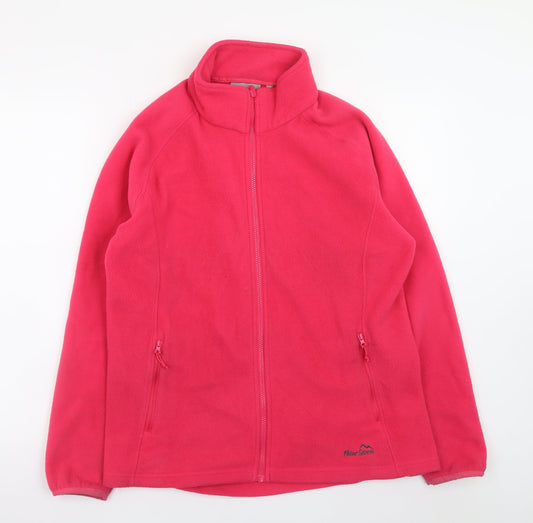 Peter Storm Women's Pink Fleece Full Zip Jacket Size 14