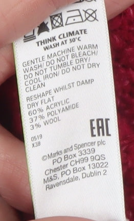 Marks and Spencer Women’s Multicoloured Knit Pullover Jumper M